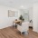 a room with a table and chairs